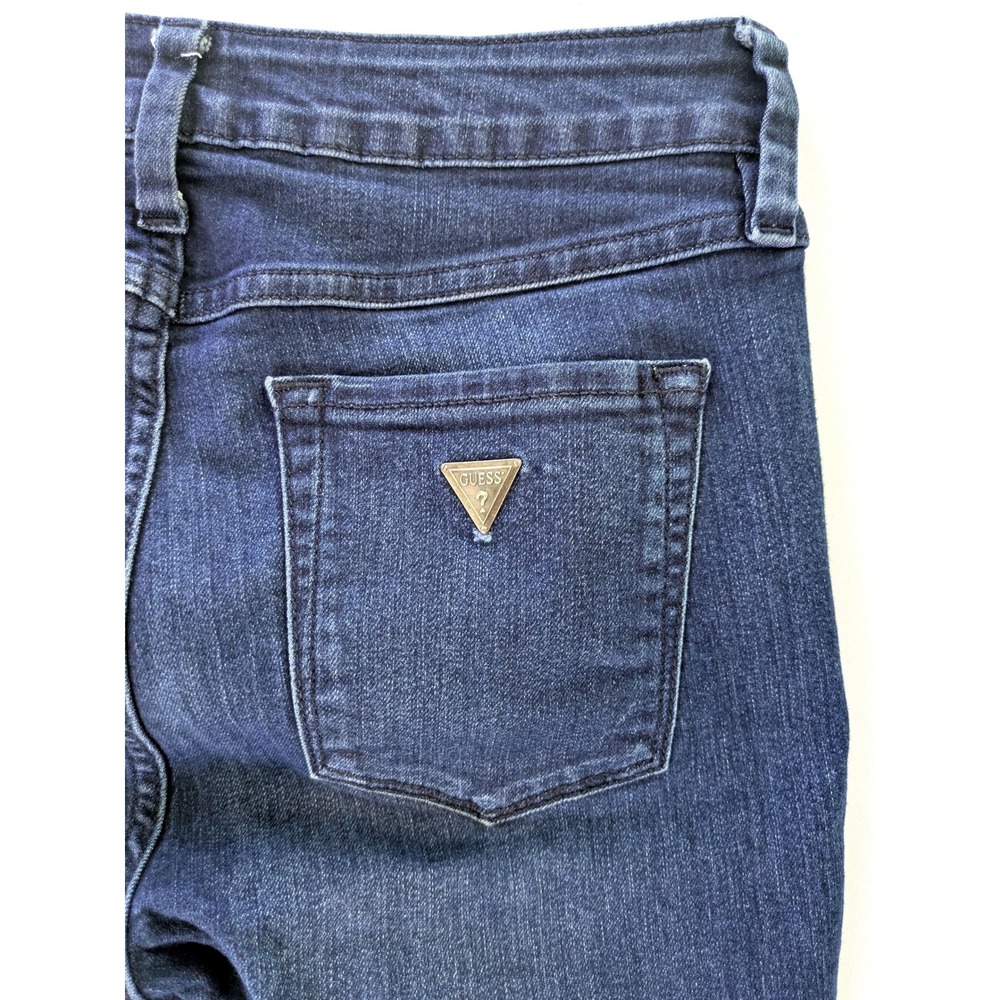Guess 1981 Petite Britney Skinny Jeans Dark Wash Indigo Size 28